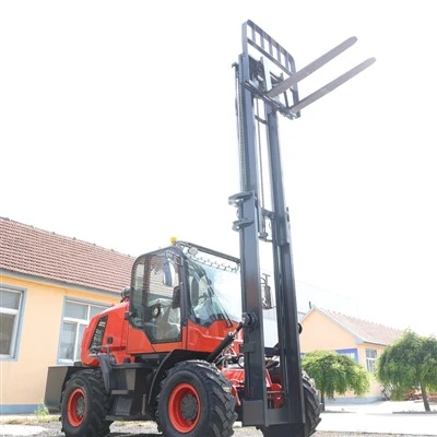 Forklift tat-terren mhux maħdum kompatt